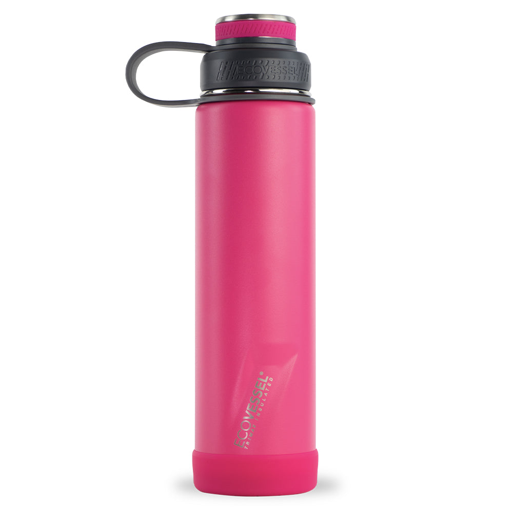 EcoVessel Boulder 20 oz Insulated Water Bottle w/ Strainer Vapor Wave