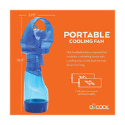 O2COOL Deluxe Handheld Misting Fan - 2 Pack