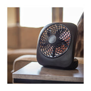 Treva 5 Inch Battery Powered Folding Desk Fan - 2 Pack