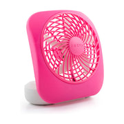Treva 5 Inch Battery Powered Folding Desk Fan - 2 Pack