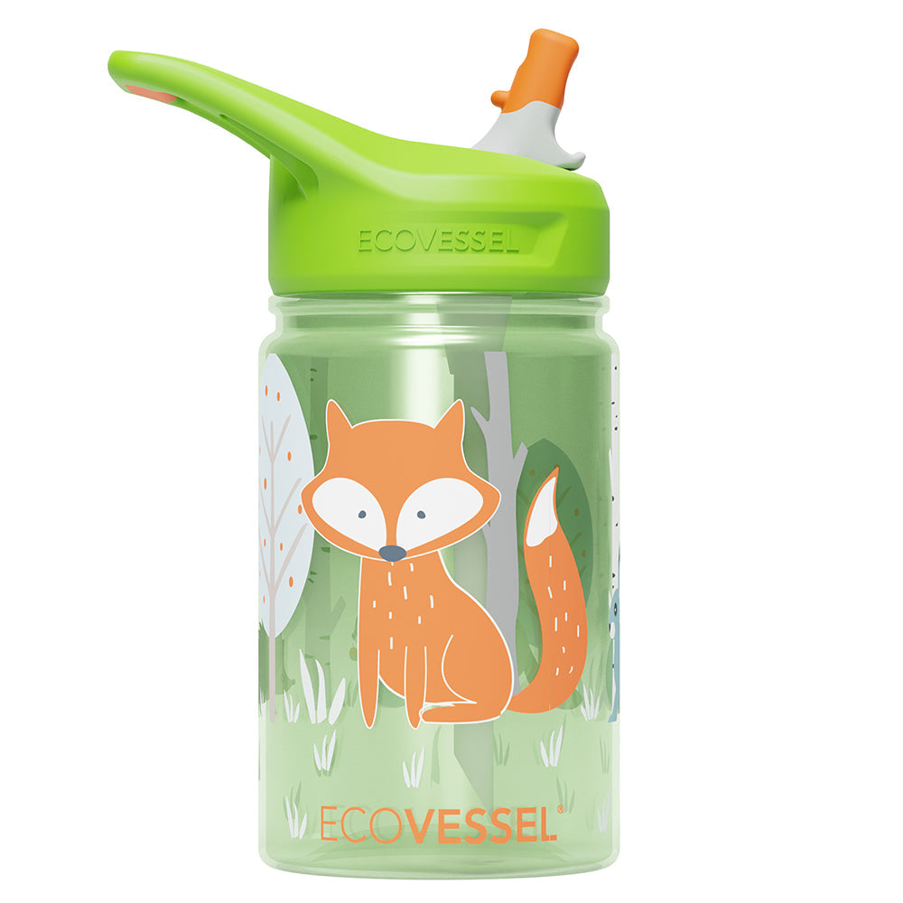 The SPLASH - BPA Free Kids Water Bottle w- Straw - 355ml