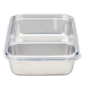 2 Compartment Divided Rectangle Food Storage Container 828ml/28oz