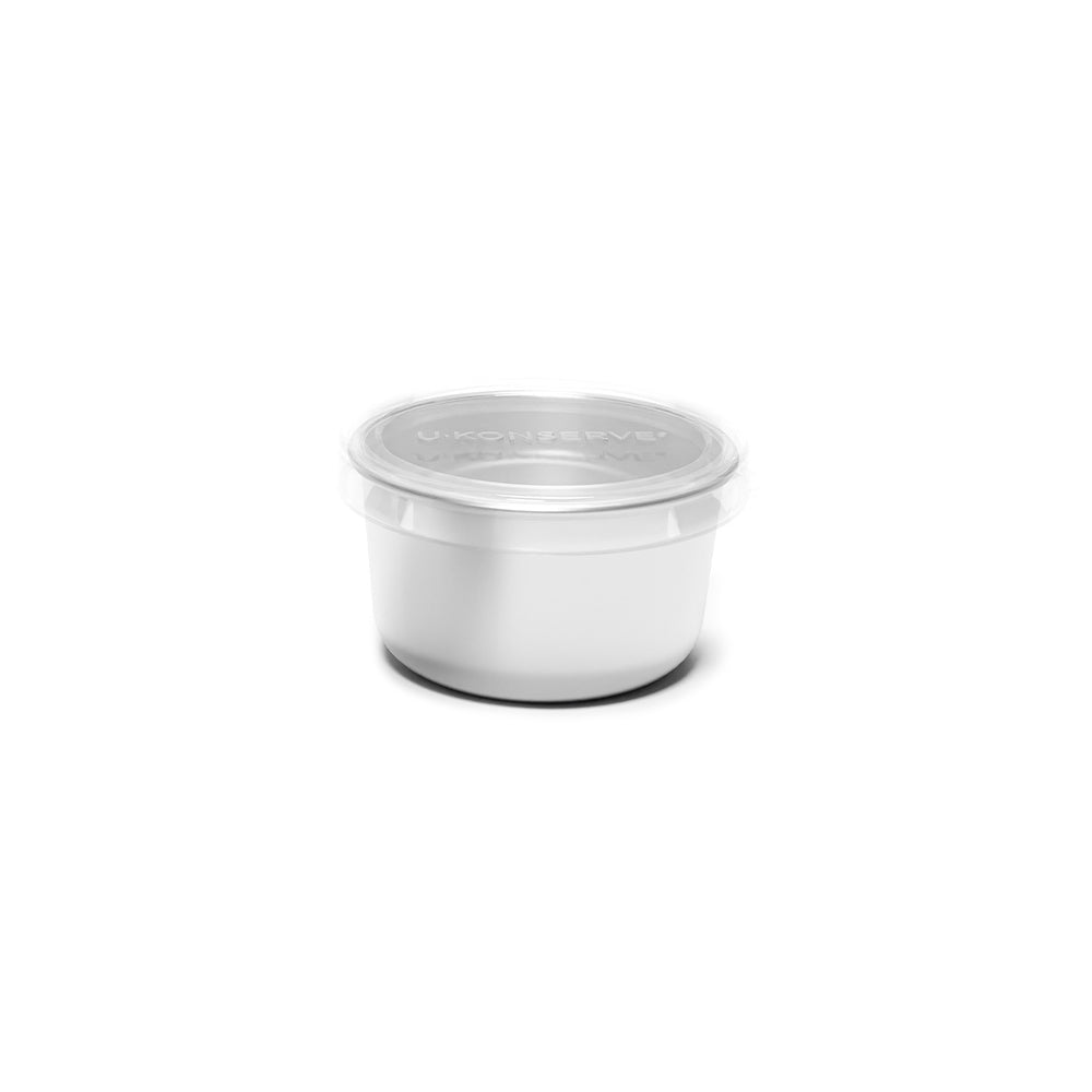 Silicone Lid for Round Container Extra Small 90ml/3oz Clear