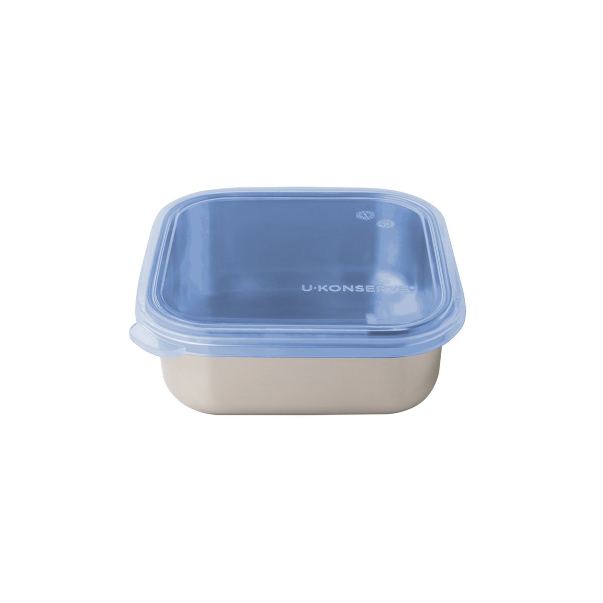 Square To-Go Food Storage Container Small 444ml/15oz - Cosmic Blue