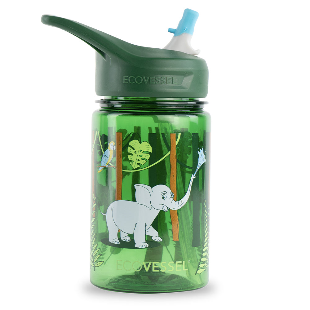 The SPLASH - BPA Free Kids Water Bottle w- Straw - 355ml
